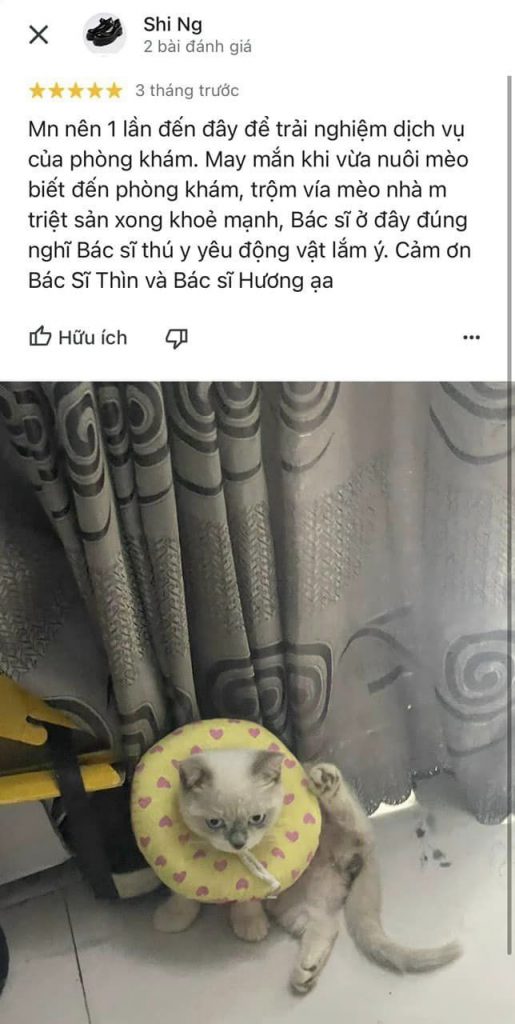 Đánh giá của khách hàng dành cho phòng khám